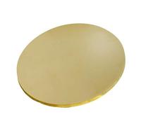 DFDPAXL Plaque Ronde en Laiton H62 Épaisseur 2 Mm, Plaque Fine en Cuivre Facile À Traiter pour Les Projets De Bricolage,Diameter 120mm