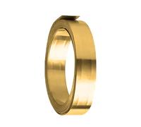 DFDPAXL Rouleau De Tôle De Laiton H62 De 1 Mètre De Long, Épaisseur 0,15 Mm, Largeur 10-25 Mm Idéal pour Divers Projets Industriels Et De Bricolage,0.15×20×1000mm