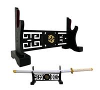 Dfdvye Katana Support Samurai Sword Présentoir Mural Wakizashi Velours Rembourré Zoro Épée Cosplay Demon Slayer Arme Présentoir 1 Niveau