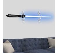 Dfdvye Sabre Laser Stand Mural en Plexiglas Transparent, 1 Niveau, Acrylique, Support Mural pour Sabre Laser, Katana, Wand, Wakizashi, Presentoir, 20 kg