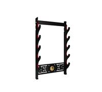 Dfdvye Support mural Katana à 5 niveaux en velours rembourré pour sabre laser Wakizashi