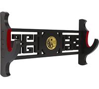 Dfdvye Support mural pour épée Katana - Icône de Tai Chi à 1 étage - Rembourré en velours - Support pour épée de samouraï - Support pour sabre laser Wakizashi