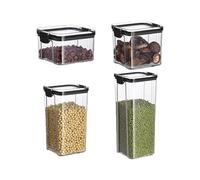 dfEDRd Bocal hermétique, Un ensemble de pots Ed cuisine empilables, boîte stockage des aliments en plastique, bouteille réservoir multigrains, fruits secs
