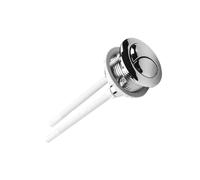 dfEDRd Bouton-Poussoir Double pour Chasse d'eau de WC, Bouton de réservoir d'eau Toilette à Double Chasse, Valve Ronde 38mm, siège, pièces Salle Bains(Fits 35mm44mm Hole)
