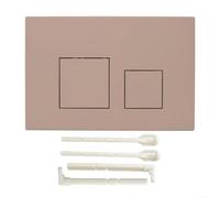 dfEDRd Bouton-Poussoir Double pour Chasse d'eau de WC, Poussoir de Toilettes, Plaque Chasse Double, actionneur for suspendues(Khaki)
