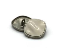 dfEDRd Boutons à Coudre, Paquet de 30 Boutons à Queue Multicolores 18-25 mm(30pcs Silver,40L=25.0MM)