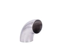 dfEDRd Coude coudé au mandrin, Coude sanitaire soudé Bout à en Acier Inoxydable 304, raccord de Tuyau 90 degrés, diamètre extérieur 12.7 52mm(19mm OD)