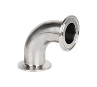 dfEDRd Coude coudé au mandrin, Raccord de Tuyau coudé sanitaire à 90 degrés en Acier Inoxydable 304, Virole Trois Pinces, Plusieurs Tailles(51mm x Ferrule 64)