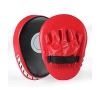 dfEDRd Gants de Frappe, Coussinets de Cible Boxe Professionnels, 2 pièces, Sac Combat(Red)