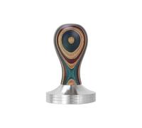 dfEDRd Tasseur à café, Marteau Distributeur de café avec Manche en Bois coloré, doseur à Expresso Acier Inoxydable(41mm)