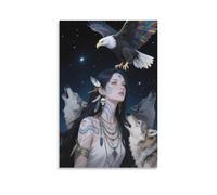DFENILROP La Belle et la Bête Tableau Mural, Sauvagerie Affiche Œuvre D'art | Impression Image Sur Toile, Elégante Décor Maison Pour Salon Couloir, Cadeau 20x30inch(50x75cm)