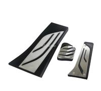 DFFHW Compatible avec BMW X5 X6 F15 F16 E70 E71 E72 M 2008-2018 AT Acier inoxydable Repose-pieds de pédale d'accélérateur et de frein LHD (3 pièces) (3 pièces)