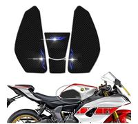 DFFMQSJ Autocollants de Protection de réservoir de Carburant latéral de Moto, antidérapants, pour genouillères à gaz, Coussin de Traction, Compatible avec Yamaha YZF R7 YZFR7 R7 2022 2023, (Blue)