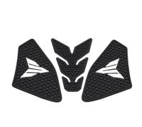 DFFMQSJ Protège-réservoir de moto compatible avec MT-09 MT09 2021 2022 2023 - Coussinets de protection latéraux antidérapants pour réservoir de carburant (blanc)