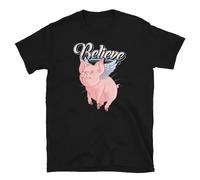 dfft34D Believe When Pigs Fly Short-Sleeve Unisex T-Shirt