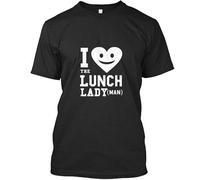 dfft34D I Love The Lunch Lady Man T-Shirt Made in The USA Size S to 5XL