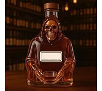 DFftueRTE Carafe, Bouteille de Whisky Squelette 300 ML(A)