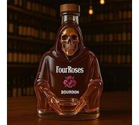 DFftueRTE Carafe, Bouteille de Whisky Squelette 300 ML(D)