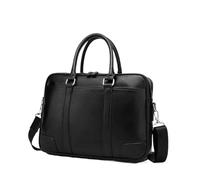 DFGBAPKBL Mallette pour hommes Porte-documents en cuir for hommes, sacs à main en cuir de vache véritable, sac d'affaires de bureau A4 for ordinateur portable, fourre-tout de voyage