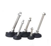 DFGBAPKBL Pieds de réglage de l'équipement 1 pièce 304, Joint Universel, Pied de Tour réglable, diamètre 40/50 mm, Filetage, Pieds nivellement, Base pivotante, articulés(D40xM8x80)