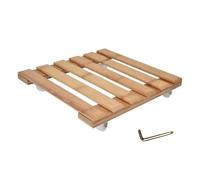 DFGBAPKBL Porte Plante a roulettes Support de Base à roulettes for Plantes carré avec Roulette Amovible à 360° for Pot de Fleurs 25 x 25 cm Plateau Mobile for Pot de Fleurs