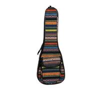 DFGBAPKBL Sac à Guitare Sac de Transport for ukulélé de 23 Pouces, étui Souple Portable coloré, Sac à Dos en Tissu Oxford for Concert, Sac à Main avec Sangle réglable, Accessoires for ukulélé