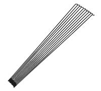 DFGBAPKBL Vélo Pliant de Route de Montagne 45#, diamètre en Acier 2mm, Rayons de vélo 26 Pouces 27.5 29 avec Capuchon de Rayon 14G pour Les vélos(10pcs-270MM)