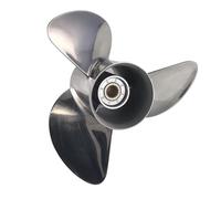 DFGEVEMBOB Hélice en Acier Inoxydable moulée avec précision et Haute résistance, Compatible 150-300 CV(13 3/4X19-M R Forward Pass)