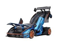 DFGEVEMBOB Modèle réduit de Voiture en métal à l'échelle 1:24 pour Lamborghini pour Essenza SCV12. Sons et lumières simulés. Pile Non Incluse(Blue)