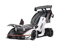 DFGEVEMBOB Modèle réduit de Voiture en métal à l'échelle 1:24 pour Lamborghini pour Essenza SCV12. Sons et lumières simulés. Pile Non Incluse(White)