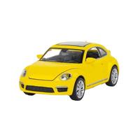 DFGEVEMBOB Modèle réduit de Voiture pour Volkswagen pour Beetle GSR à rétrofriction, en Alliage moulé sous Pression (Piles Non incluses)(Yellow)