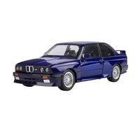 DFGEVEMBOB Modèle réduit de Voiture Sport pour BMW M3 E30 1988 à l'échelle 1:24, en Alliage métal moulé sous Pression. Pile Non Incluse(Blue)