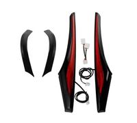 DFGEVEMBOB Pour Gold Wing GL1800 GL 1800 2012-2017 F6B, pointe de garde-boue arrière moto, bandes verticales sous le coffre la tournée, lumière sacoche Feu stop arrière de moto(N)