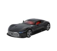 DFGEVEMBOB Simulation 1/24 pour Mercedes pour Benz pour AMG Vision GT, modèle réduit en Alliage de métal moulé sous Pression. Pile Non Incluse(Matte Black)