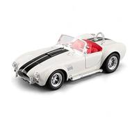DFGEVEMBOB Voiture Miniature au 1/24 pour Ford pour Shelby Cobra 427 Roadster 1965 S/C. Modèle réduit en métal moulé sous Pression, Alliage. Pile Non Incluse(White)