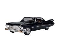 DFGEVEMBOB Voiture Miniature pour Cadillac pour Eldorado Biarritz 1959 Série 62, échelle 1:24. Modèle réduit en Alliage moulé sous Pression. Pile Non Incluse(Black)