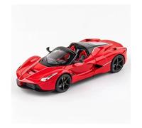 DFGEVEMBOB Voiture Miniature pour LaFerrari Cabriolet en Alliage, échelle 1:22 (Piles Non incluses)(Red)