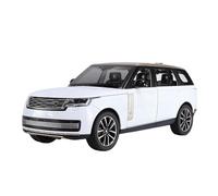 DFGEVEMBOB Voiture Miniature pour Land Rover pour Range SV2022 à l'échelle 1:24, en Alliage moulé sous Pression, avec Effets sonores et Lumineux (Piles Non incluses)(White)