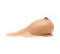 DFGGE 1 Paire Crossdresser Transgenre Auto-Adhésif Silicone Formes Mammaires Faux Seins Mastectomie Prothèse Soutien-Gorge Enhancers Inserts,Suntan,EE Cup (1600g/Pair)