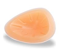 DFGGE 1 pièce Faux Seins Silicone Triangle Forme Auto-Adhésif Mammaires Artificiel Poitrines pour Prothèse de Mastectomie Crossdresser Transgenres,Nude,400g/Piece