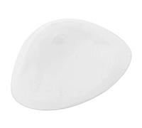 DFGGE Inserts de soutien-gorge en gel de silicone transparent - Prothèse de mastectomie triangulaire concave respirante pour Crossdresser Transgenre Cosplay,Transparent,200g/Piece