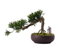 DFGHNBVC Arbre Artificiel Décoratif, Simulation Créative De Bonsaï, Petit Bonsaï Artificiel avec Pot en Céramique, Décoration Bonsaï Faite Main pour La Maison, Le Bureau Ou Une Étagère.