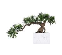 DFGHNBVC Arbre Artificiel D'Intérieur, Bonsaï Artificiel, Petit Arbre en Pot, Décoration De Bureau, Pot en Marbre, Bonsaï pour La Maison Et Le Bureau.