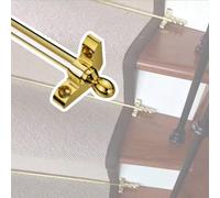 DFGHNBVC Barres De Fixation pour Tapis D'Escalier, Résistantes À La Rouille, pour Moquette Et Escaliers, Barre Tubulaire De Sécurité, Lot De 5-100 Cm / 39,4 Pouces