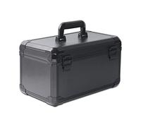 DFGHNBVC Boîte À Outils Portable en Aluminium, Équipement De Sécurité, Boîte À Instruments, Étui Résistant Aux Chocs avec Éponge 37 X 22 X 21 Cm (Noir) (Noir)