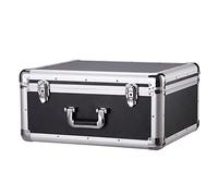DFGHNBVC Boîte À Outils Rigide en Aluminium, Mallette De Rangement Portable, Pilulier Verrouillable, Idéale pour Le Travail Et La Famille, Rangement Noir