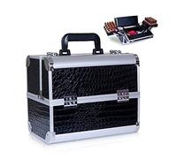 DFGHNBVC Boîtes À Outils Portables, Boîte De Maquillage en Aluminium, Boîte À Cosmétiques Professionnelle avec Plateau À Outils Amovible Et Poignées À Loquet, I (A), A