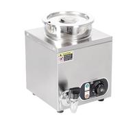 DFGHNBVC Chauffe-Plats À La Vapeur avec Couvercles - Bain-Marie Électrique Professionnel en Acier Inoxydable pour Soupes Et Sauces, Idéal pour La Restauration Et Les Restaurants.