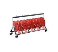 DFGHNBVC Distributeur De Câbles Portable - Solution De Rangement sur roulettes À Un Axe pour Usage Commercial Et Industriel, Robuste, Idéal pour L'Industrie Électrique, Rosso 83,5 X 28 X 45 Cm