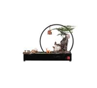 DFGHNBVC Fontaine De Table Décorative avec Fontaine À Eau Courante, Idéale pour Une Table Basse Ou Un Salon.